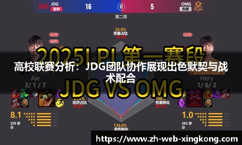 高校联赛分析：JDG团队协作展现出色默契与战术配合